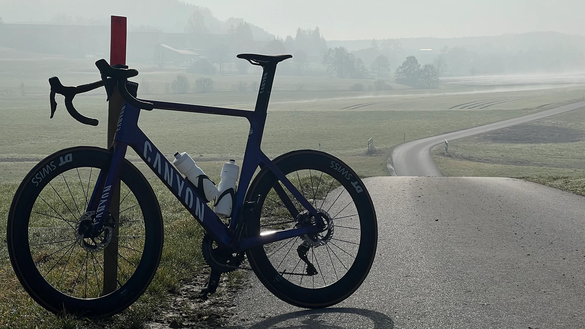 Mit dem Canyon Rennrad unterwegs auf Bayerischen Straßen