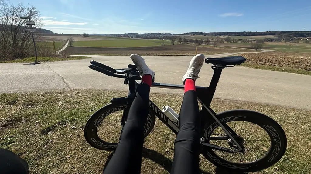 Ein Zwischenstop beim Radfahren tut gut